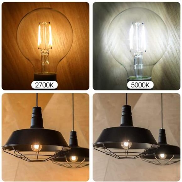 Energetic 12-Pack LED Globe G25 Dimmable Edison Light Bulb, 40 Watt Equivalent - Picture 6 of 8